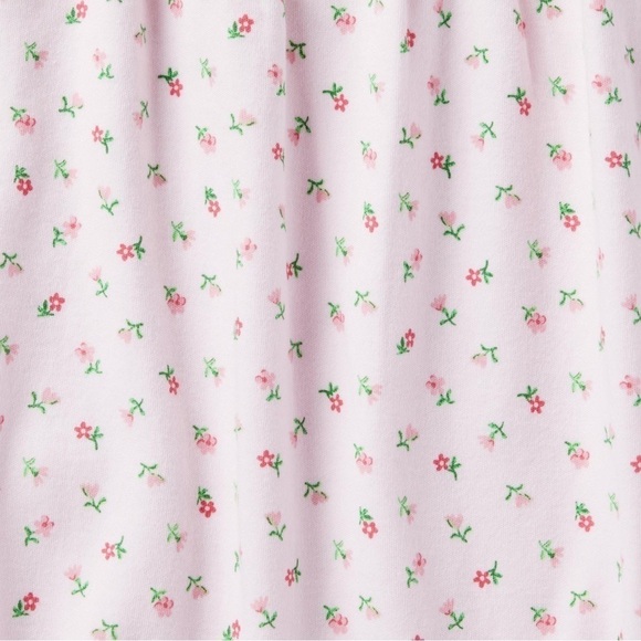 Janie and Jack BABY DITSY FLORAL ROMPER 6/12m floral pink - Picture 4 of 7